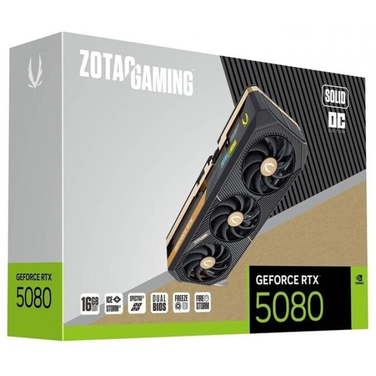 خرید کارت گرافیک ZOTAC Gaming GeForce RTX 5080 Solid - حافظه 16 گیگابایت